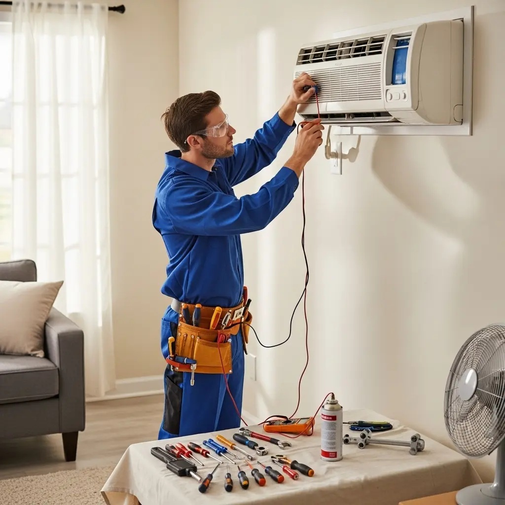 Şehzadeler Electrolux Electrolux klima gaz dolumu ve bakım – Enerji verimliliği artırıldı. - Teknik servis örneği